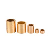 OZXJW Lot de 10 bagues en Laiton de 3 mm de diamètre intérieur, métallurgie des poudres, roulement à Huile, Bague en cuivre, Bague de Guidage résistante à l'usure(3x5x4)