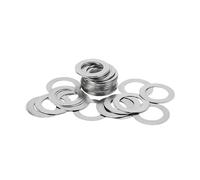 OZXJW Lot de 20 rondelles Plates Ultra Fines en Acier Inoxydable 304 M3 M4 M5 M6 M8 M10 M12 M14, cale de réglage, Joint Plat 0,1/0,2/0,3 mm(Thickness0.2,M3x7)
