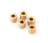 OZXJW Lot de 4/10 roulements poreux en Poudre métallurgique, Bague de Guidage en Bronze à Huile, ID 5MM 5X7X4 5X8X4 5X9X4 5 6 8 10MM, Base en cuivre de précision(10PCS,5X9X4)