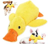 OZXVXZO Canard Anti-Stress pour Chien, Canard Jouet Anti-Stress, Canards en Peluche Jouet pour Chien, Canards Jouet Interactif pour Petits, Moyens et Grands,25x22cm