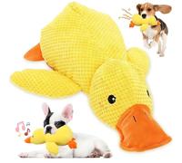 OZXVXZO Canard Anti-Stress pour Chien, Canard Jouet Anti-Stress, Canards en Peluche Jouet pour Chiens, Canards Jouet Interactif pour Chien pour Petits, Moyens et Grands, 29x23cm