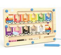 OZXVXZO Jeux Labyrinthe Magnetique Enfant, Labyrinthe Magnétique de Couleurs et Chiffres, Jouets de Montessori, Jouets de Triage des Couleursx, Le Développement la Motricité, pour Garçons Filles.