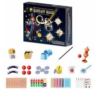 OZXVXZO Magie Jeux Enfant - 90+ Tours de Magie, Kit Magique avec Baguette Magique et Instructions, pour Garçons, Filles, Débutants