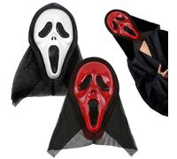 OZXVXZO Masque Squelette Halloween, Halloween Masque de Terrifier, Effrayant et Terrifiant Masqué, pour bal Masqué, Cosplay, pour Enfants, Hommes, Femmes, Halloween, Festival, Fête
