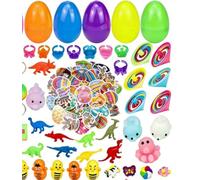 OZXVXZO Oeufs de Pâques Jouet Cadea Anniversaire Enfant, 150pcs Petit Cadeau Anniversaire Enfants Invites, Pâques Assortiment de Jouets pour Enfant,Pinata Remplissage, School Award