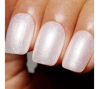 Ozzeal UV Nagellack Glitzer, Weiß UV Gel Nagellack Glitzernder Schimmer Gel Nail Polish Frühling Sommer