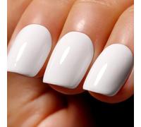 Ozzeal Vernis Semi Permanent Blanc, 15ml Blanc Gel Nail Polish Art Démarrage Manucure Vernis À Ongles Gels Soak Off Led UV Vernis Gel UV DIY Nail Art Kit De Démarrage
