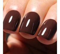 Ozzeal Vernis Semi Permanent Marron, 15ml Marron Chocolat Gel Nail Polish Art Démarrage Manucure Vernis À Ongles Gels Soak Off Led UV Automne Hiver Vernis Gel UV DIY Nail Art Kit De Démarrage