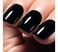 Ozzeal Vernis Semi Permanent Noir, 15ml Noir Gel Nail Polish Art Démarrage Manucure Vernis À Ongles Gels Soak Off Led UV Vernis Gel UV DIY Nail Art Kit De Démarrage