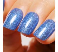 Ozzeal Vernis Semi Permanent Pailleté, Bleu Clair Irisé Pailleté Gel Nail Polish Paillettes Scintillantes Vernis Gel UV Arc-En-Ciel D'Été Vernis À Ongles Gels Soak Off Led UV Nail 15ML