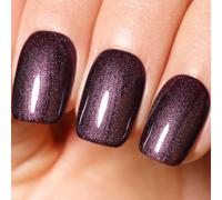Ozzeal Vernis Semi Permanent Pailleté, Violet Marron Perle Pailleté Gel Nail Polish Paillettes Scintillantes Vernis Gel UV Automne Hiver Vernis À Ongles Gels Soak Off Led UV Nail 15ML