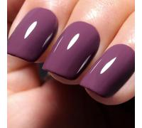 Ozzeal Vernis Semi Permanent Violet, 15ml Brun Violet Gel Nail Polish Art Démarrage Manucure Vernis À Ongles Gels Soak Off Led UV Automne Hiver Vernis Gel UV DIY Nail Art Kit De Démarrage