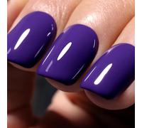 Ozzeal Vernis Semi Permanent Violet, 15ml Profond Violet Gel Nail Polish Art Démarrage Manucure Vernis À Ongles Gels Soak Off Led UV Automne Hiver Vernis Gel UV DIY Nail Art Kit De Démarrage