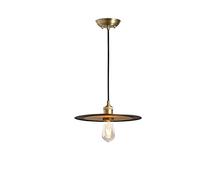 OZZKI Plafonnier American Industrial Restaurant Pendants Lights Creative Flying Soucoun Whited Fir Plafond Lampe de Plafond intérieure Éclair Luminaire encastré (Color : Copper)
