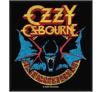 Ozzy Osbourne - Ozzy Osbourne Patch Bat Logo Nouveau Officiel Noir Woven Sew On Size One Size