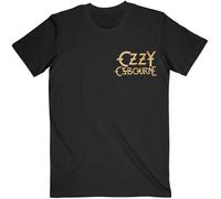 Ozzy Osbourne 'Patient No. 9 Gold Logo' (Noir) T-Shirt - NOUVEAU ET OFFICIEL
