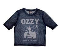 Ozzy Osbourne Speak Of The Devil Mesh Crop Top Size M