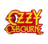 Ozzy Osbourne Stacked Logo Pin Badge Size One Size