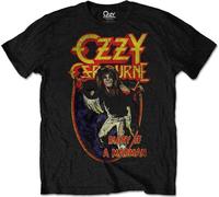 Ozzy Osbourne T-shirt Diary of a Mad Man Unisex Black XL