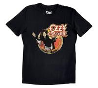 Ozzy Osbourne - T-Shirt # M Black Unisex # Diary of a Mad Man Tour 1982 [Import]