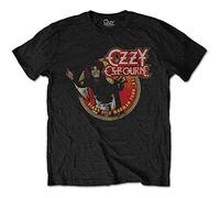 Ozzy Osbourne - T-Shirt # M Black Unisex # Diary of a Mad Man Tour 1982 [Import]