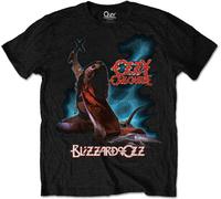 Ozzy Osbourne | T-shirt officiel du groupe | Blizzard of Ozz, Small, Black