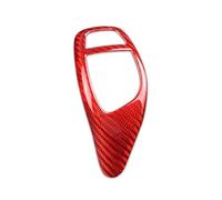 Ozzyr Couvercle de pommeau levier pour vitesse voiture, garniture décorative pour séries 1 2 3 4 5 6 7 X3 X5 X4 F10 F01 F20 F22 F30 F31 F25 F15(Rouge)