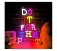 Ozzyr enseigne de barre au néon Pour les enseignes lumineuses au néon, Lettera Do It For The Plot convient à la décoration murale des magasins