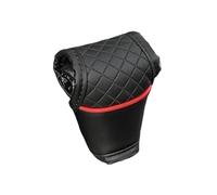 Ozzyr Housse de levier pour vitesse voiture, poignée ergonomique, protection complète(Black Red)