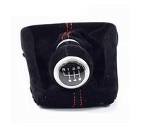 Ozzyr Joli 5/6 pour vitesse manuel daim cuir réglage pommeau de levier pour couvercle démarrage pour A3 S3 8V8P Sline 20142020(Noir,6 Gears)