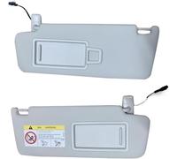 Ozzyr Pare-Soleil intérieur Gris pour Skoda pour Octavia 3, Miroir de Maquillage pour Avant(Pair)