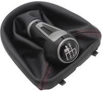 Ozzyr Pommeau de levier pour vitesse avec soufflet en cuir pour Seat pour Leon MK2 1P 5 vitesses