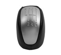 Ozzyr Pommeau de levier pour vitesse en cuir pour voiture, guêtre démarrage, collier pour Laguna III MK3 2008 2009 2010 2011 2012 2013 2014 2015(Gear knob only)