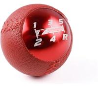 Ozzyr Pommeau de levier pour vitesse M10x1,5 pour Civic pour Accord EK9 EP3 FN2 DC2 DC5 S2000 FD2(5 Speed red)