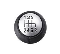 Ozzyr Pommeau de levier pour vitesse manuel voiture à 6 vitesses 55347088 manette pour en cuir PU rond pour Alfa pour Romeo GT 147 166 3.2 V6