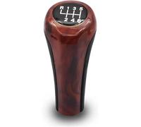 Ozzyr Pommeau de levier pour vitesse pour BMW Série 1 3 5 6 pour X1 X3 X5 M(6 Speed Wood)