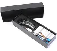 Ozzyr Pommeau de levier pour vitesse pour BMW Série 5 E60 E61 520i 525i 528i 530i 535i 2003-2010(Carbon Fiber)