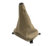Ozzyr Pommeau de levier pour vitesse pour Sportage, noir et Beige, style voiture, guêtre manuelle en cuir, couvercle démarrage(Beige)