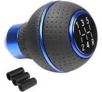 Ozzyr Pommeau de levier pour vitesse universel pour voiture, 5 vitesses, transmission manuelle(Bleu)