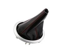 Ozzyr Pommeau de levier pour vitesse voiture, guêtre démarrage, couvercle anti-poussière, cadre collier, accessoires automobiles pour Swift SX4 Alto MT 20052016(Red Black)
