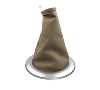 Ozzyr Pour Megane 2 MK2 II pour Sport pour Tourer 2002~2009 pommeau de levier pour vitesse guêtre couvercle démarrage étui(Beige Silver)