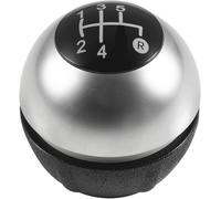 Ozzyr Soufflet de levier pour vitesse pour Fiat 500 500C 2007-2018(5 Speed Silver)