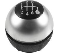 Ozzyr Soufflet de levier pour vitesse pour Fiat 500 500C 2007-2018(6 Speed Silver)