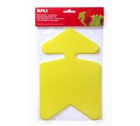 P.10 Fleches Fluo Pp Eff. 16x24cm Jaune