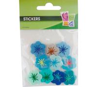 P.10 Fleurs Pm Feutrine Bleu Deg.