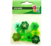 P.10 Fleurs Pm Feutrine Vert Deg.