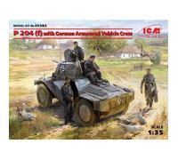 ICM P 204(f) avec équipage de véhicule blindé allemand – 1:35e – G