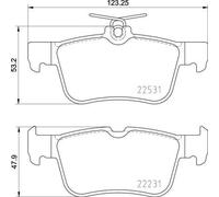 P 24 175 BREMBO Kit de plaquettes de frein, frein à disque pour FORD,FORD (CHANG