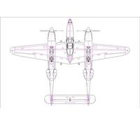P-38l-5-l0 Lightning - 1:72e -