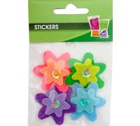 P.4 Fleurs Feutrine Coloris Assortis